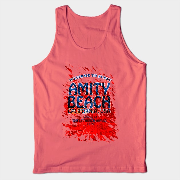 Amity Beach Summer of 75 Tank Top by ideeddido2